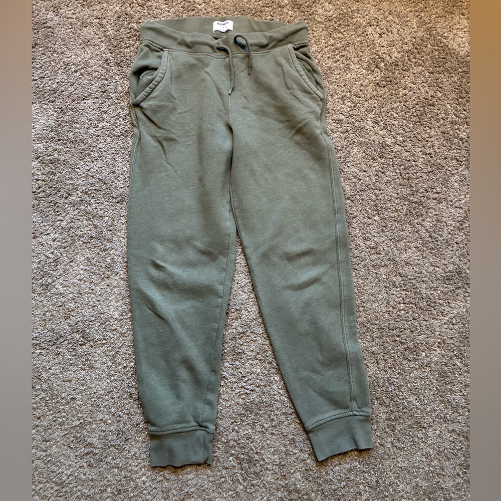Green jogger sweatpants -medium